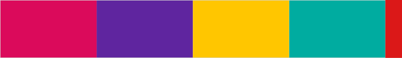 Spectrum of MetLife secondary colors.