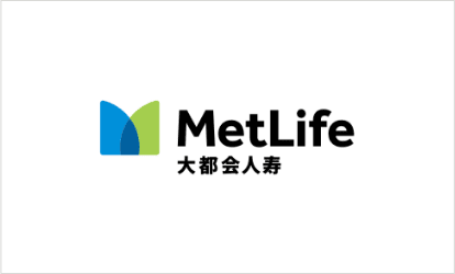 Simplified Chinese version of MetLife logo.