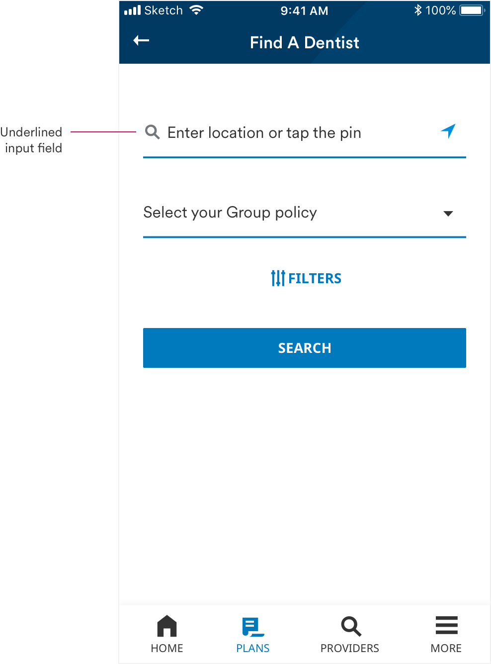 Form field usage bill card