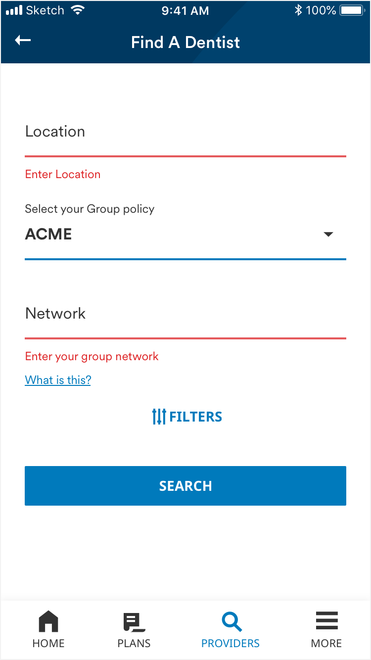 Form field usage provide card in list