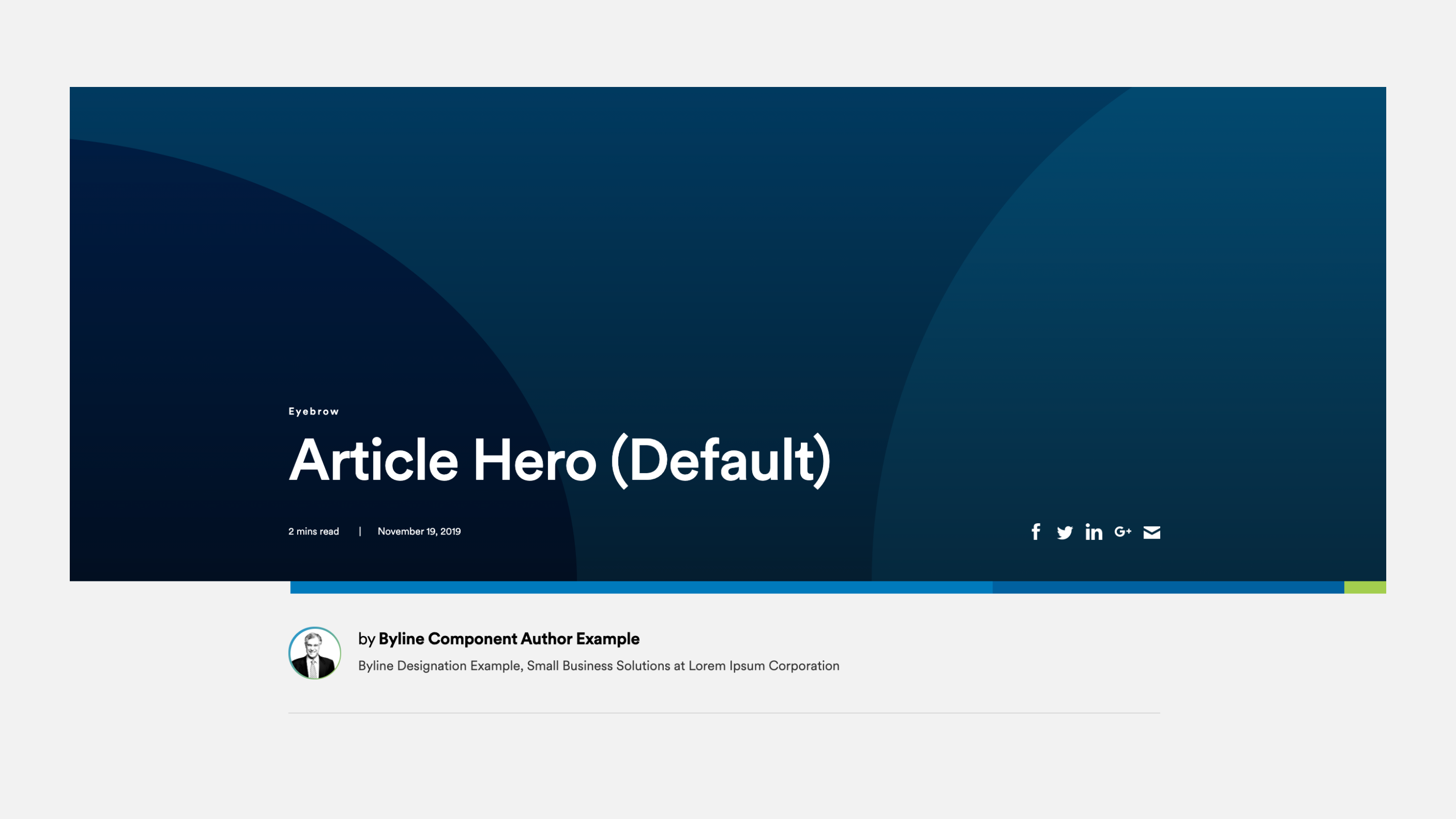 Article Hero - Default with Byline